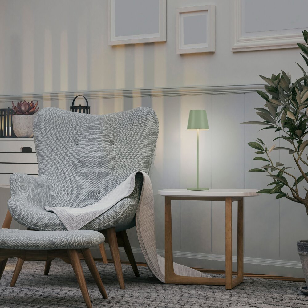 Leuchten Direkt EURIA Außentischleuchte LED Grün, 1-flammig main product photo