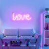 Leuchten Direkt NEON-LOVE Dekoleuchte LED Pink, 1-flammig