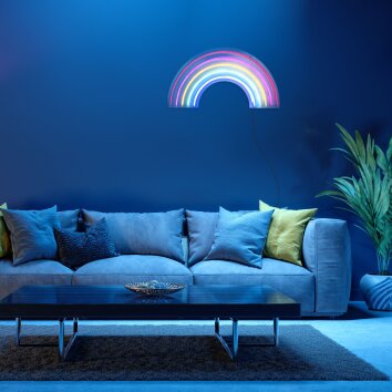 Leuchten Direkt NEON-RAINBOW Dekoleuchte LED Bunt, 1-flammig