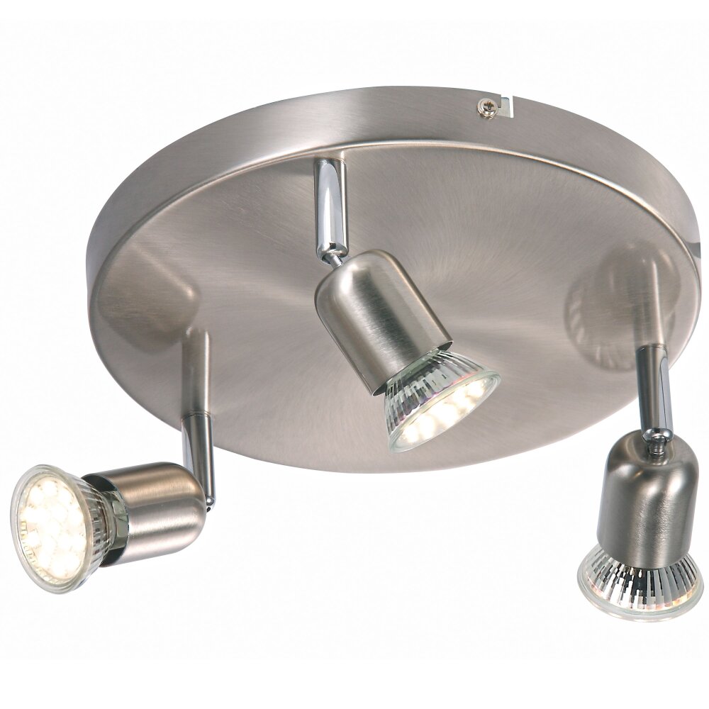 Nordlux AVENUE Deckenleuchte Stahl gebürstet, 3-flammig main product photo