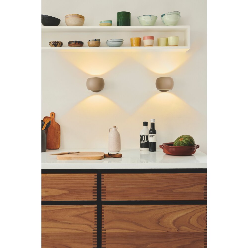 Nordlux BELIR Wandleuchte Braun, 1-flammig main product photo