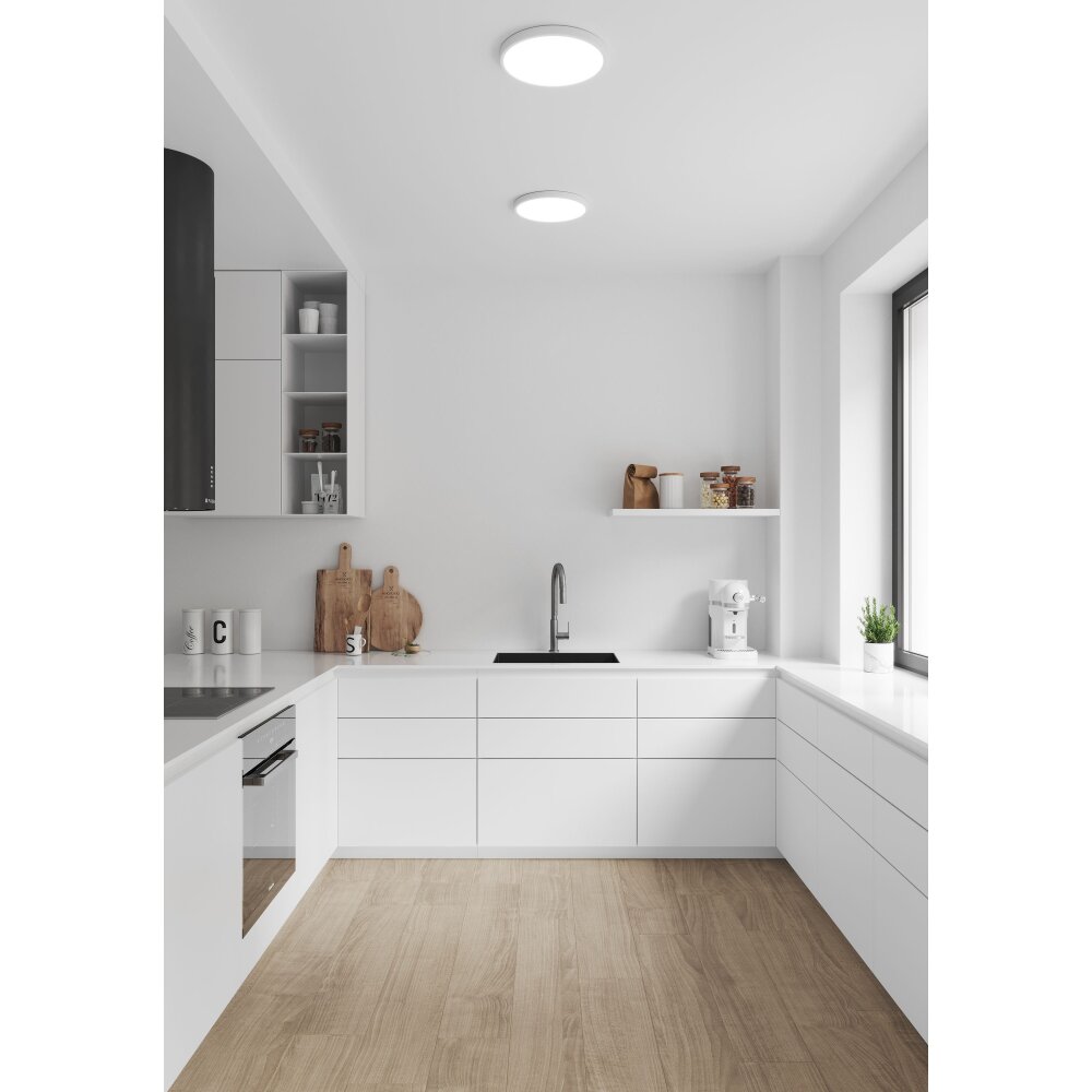 Nordlux OJA Deckenpanel LED Weiß, 1-flammig, Bewegungsmelder main product photo