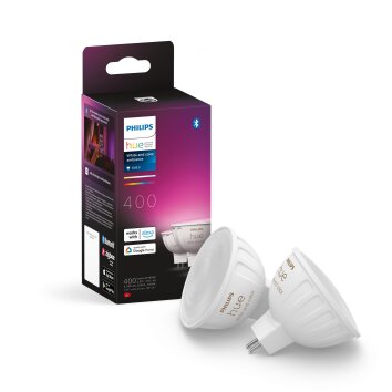 Philips Hue 2er Set LED GU5.3 6,3 Watt 2000-6500 Kelvin 400 Lumen