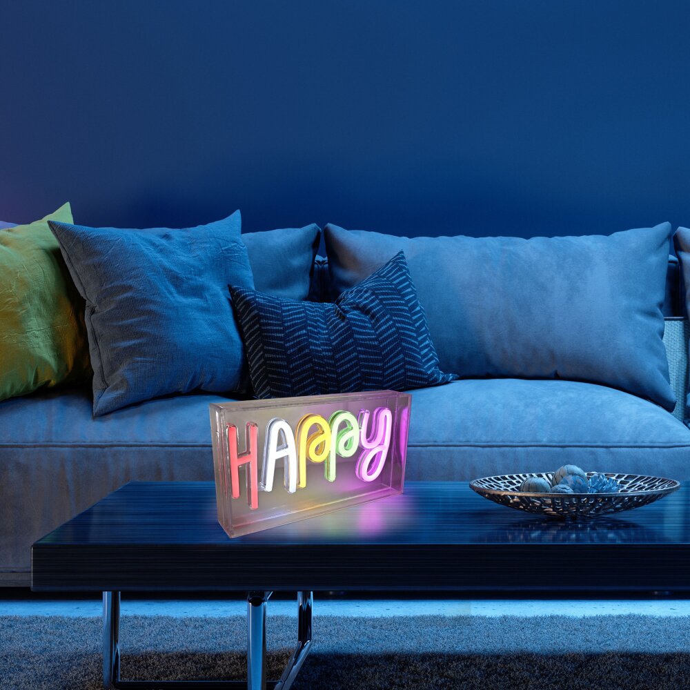 Leuchten Direkt NEON-HAPPY Dekoleuchte LED Transparent, Klar, 1-flammig main product photo