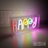 Leuchten Direkt NEON-HAPPY Dekoleuchte LED Transparent, Klar, 1-flammig