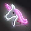 Leuchten Direkt NEON-UNICORN Dekoleuchte LED Transparent, Klar, 1-flammig