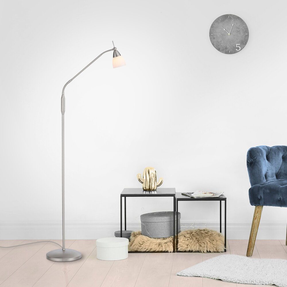 Paul Neuhaus PINO Stehleuchte LED Silber, 1-flammig main product photo