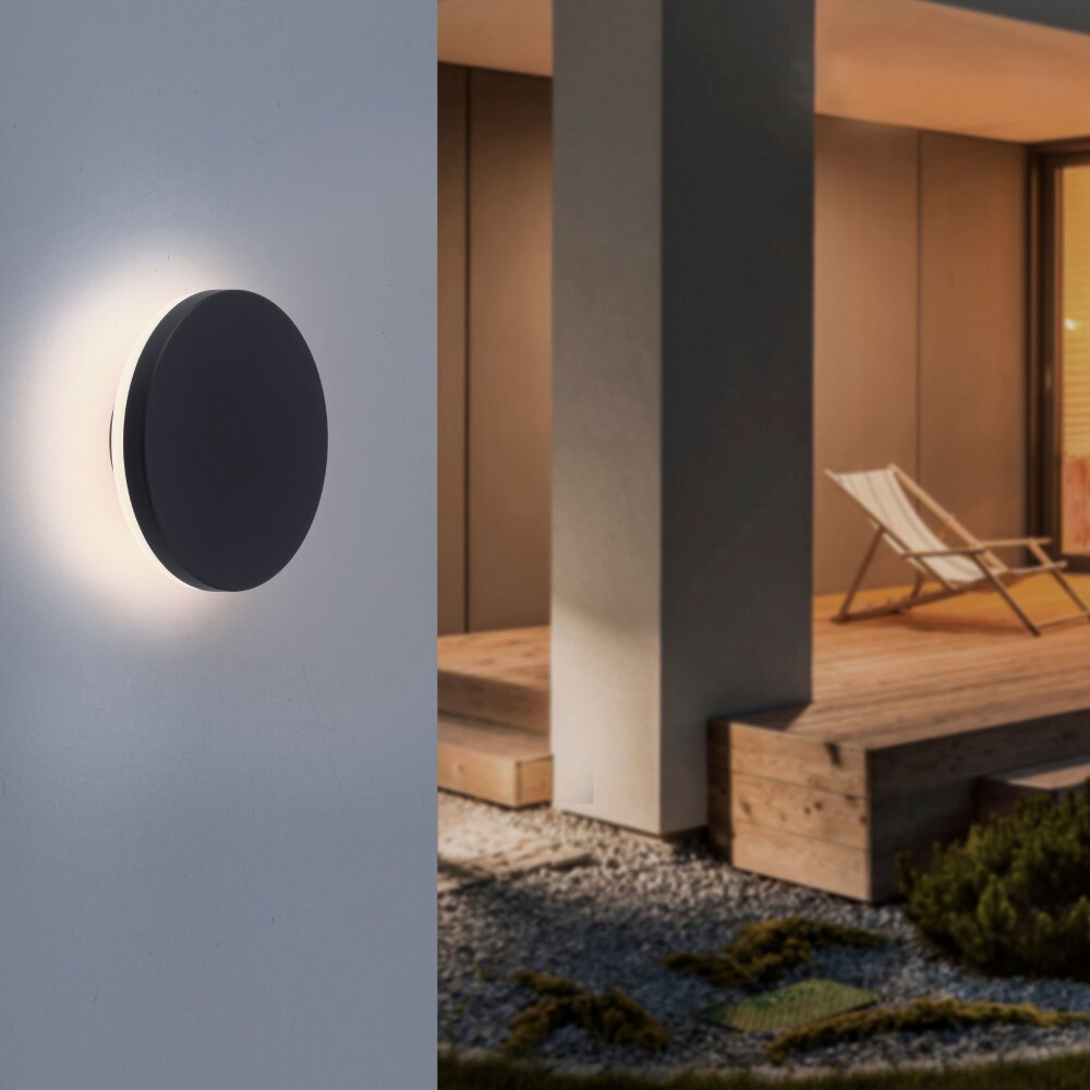 Paul Neuhaus PUNTUA Außenwandleuchte LED Anthrazit, 1-flammig main product photo