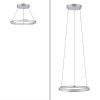 Paul Neuhaus PURE E-LOOP Pendelleuchte LED Silber, 2-flammig, Fernbedienung