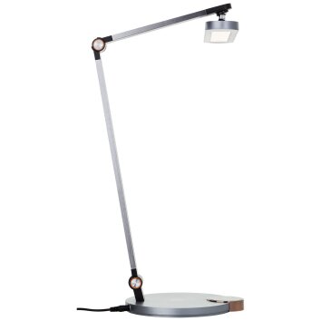 Brilliant Officehero Tischleuchte LED Grau, 1-flammig