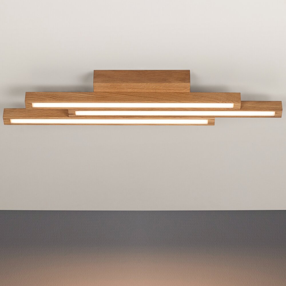 Cajas Deckenleuchte LED Naturfarben, 3-flammig main product photo