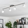 Holualoa Deckenleuchte LED Nickel-Matt, 4-flammig