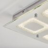 Kingsta Deckenpanel LED Chrom, 1-flammig