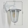 Loria Außenwandleuchte Weiß, 1-flammig Loria Außenwandleuchte Weiß, 1-flammig