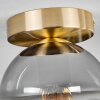Koyoto Deckenleuchte Glas 15 cm Messing, 1-flammig