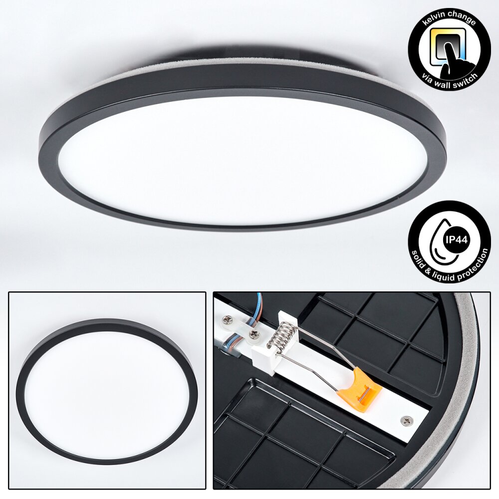 Pawcatuck Einbauleuchte LED Schwarz, Weiß, 1-flammig main product photo