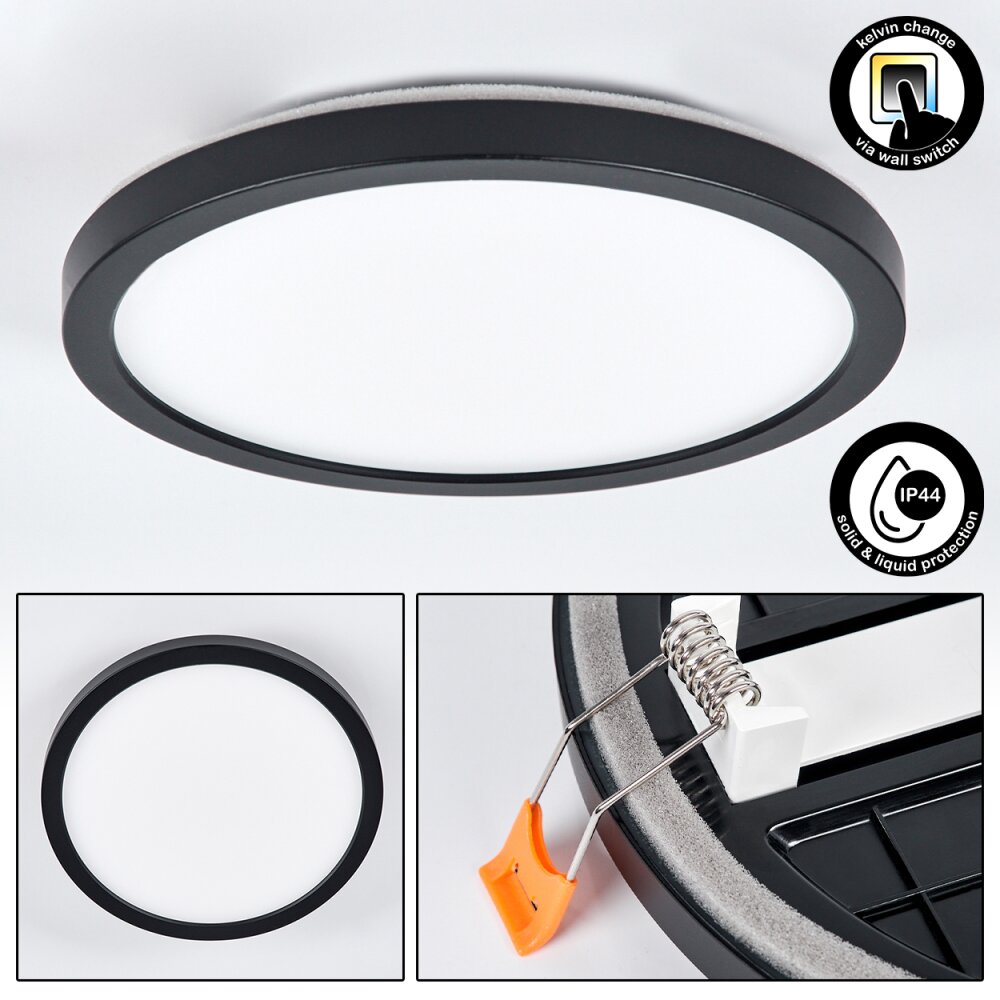 Pawcatuck Einbauleuchte LED Schwarz, Weiß, 1-flammig main product photo