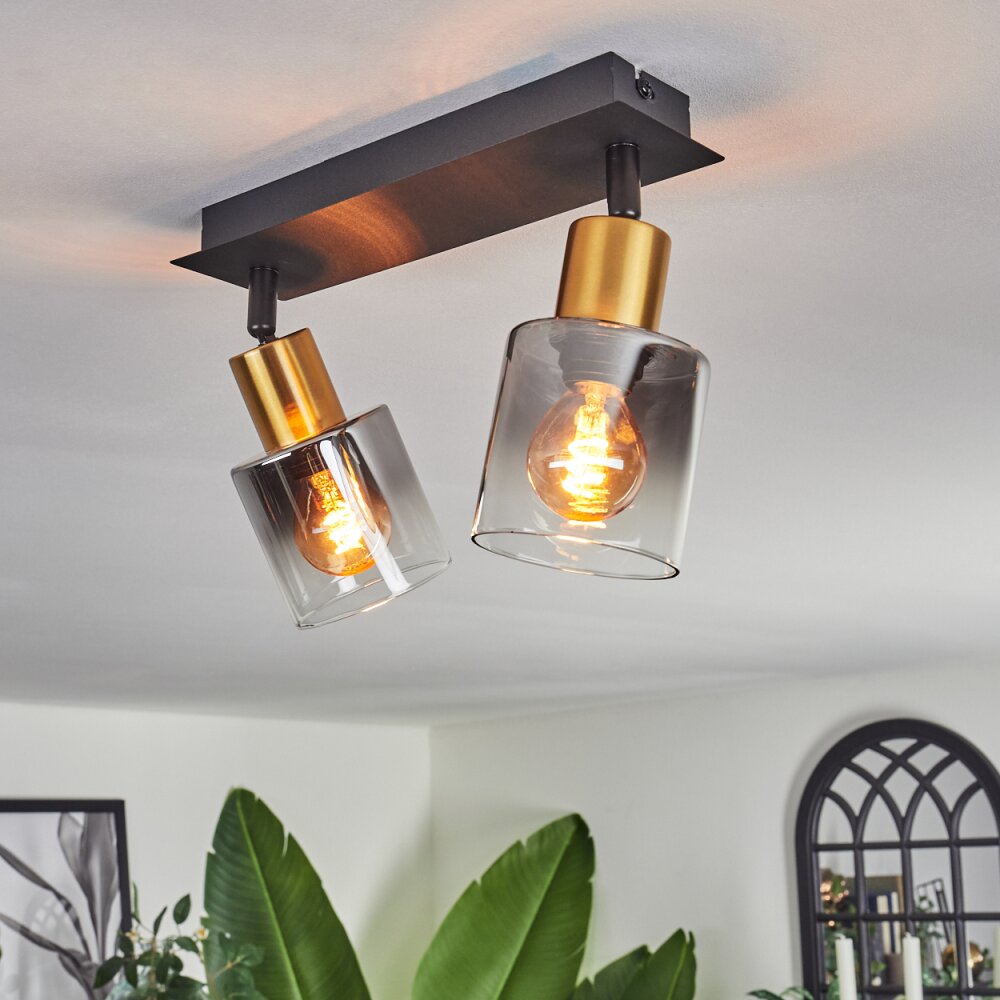 Leteque Deckenleuchte Schwarz, 2-flammig main product photo