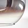 Koyoto Deckenleuchte Glas 20 cm Naturfarben, Schwarz, 5-flammig