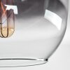 Apedo Deckenleuchte Glas 20 cm Klar, Rauchfarben, 1-flammig