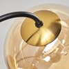Chehalis Deckenleuchte Glas 15 cm Gold, Schwarz, 6-flammig
