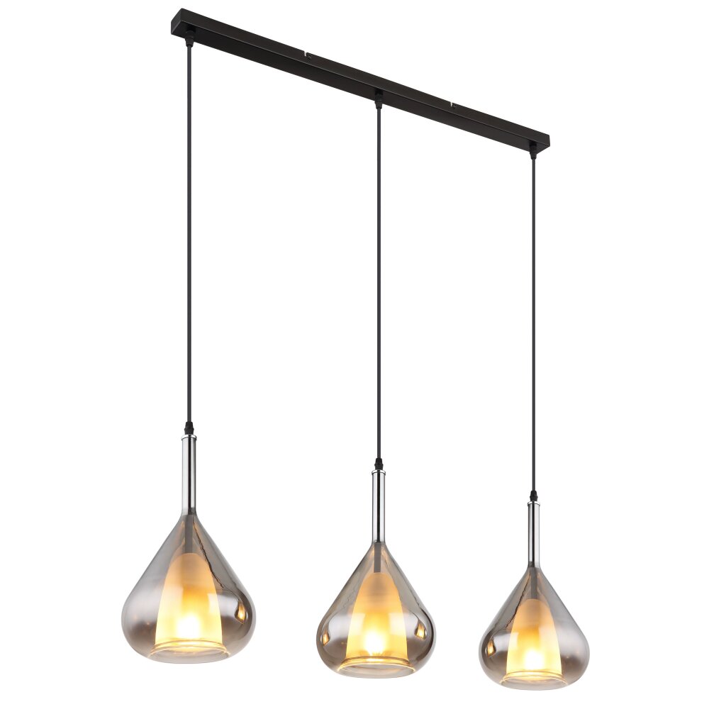 Globo GEEKY Hängeleuchte Schwarz, 3-flammig main product photo