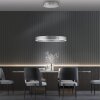 Paul Neuhaus PURE E-CLIPSE Pendelleuchte LED Silber, 2-flammig, Fernbedienung
