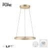 Paul Neuhaus PURE E-LOOP Pendelleuchte LED Gold, 2-flammig, Fernbedienung