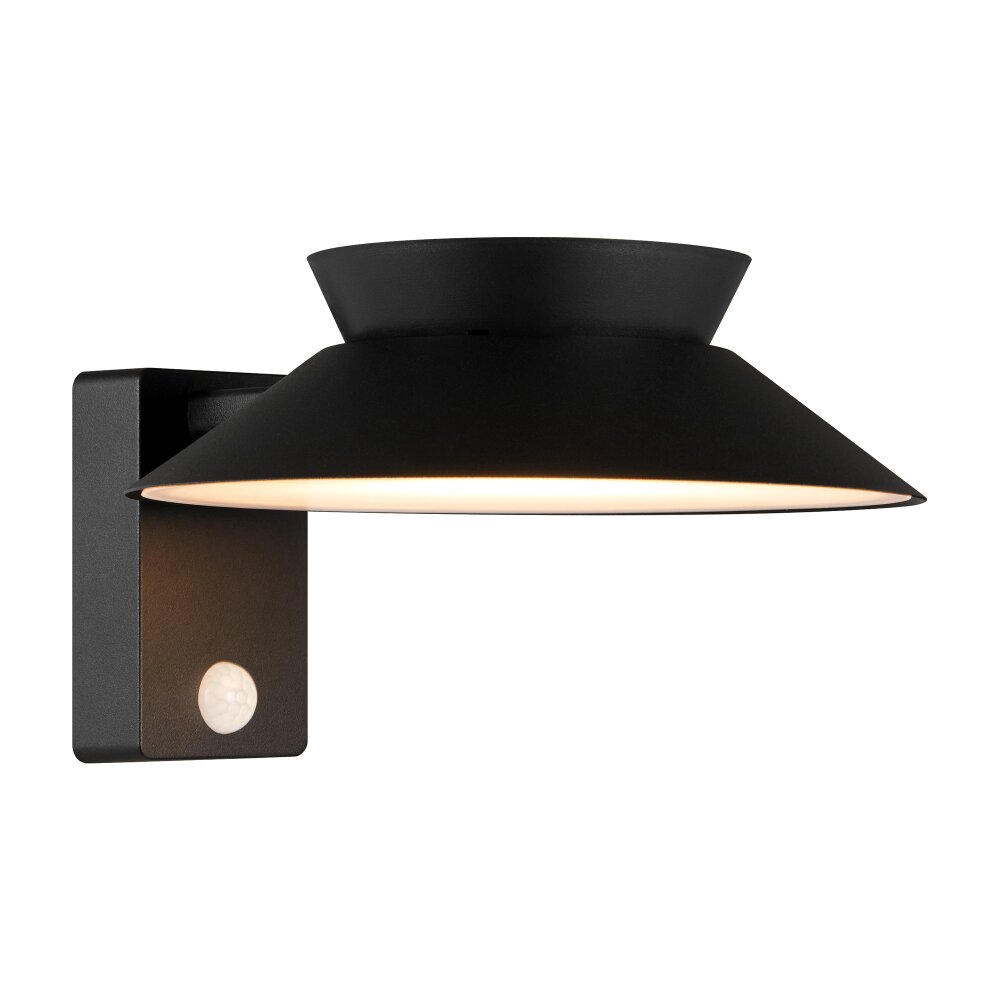 Nordlux JUSTINA Außenwandleuchte LED Schwarz, 1-flammig, Bewegungsmelder main product photo