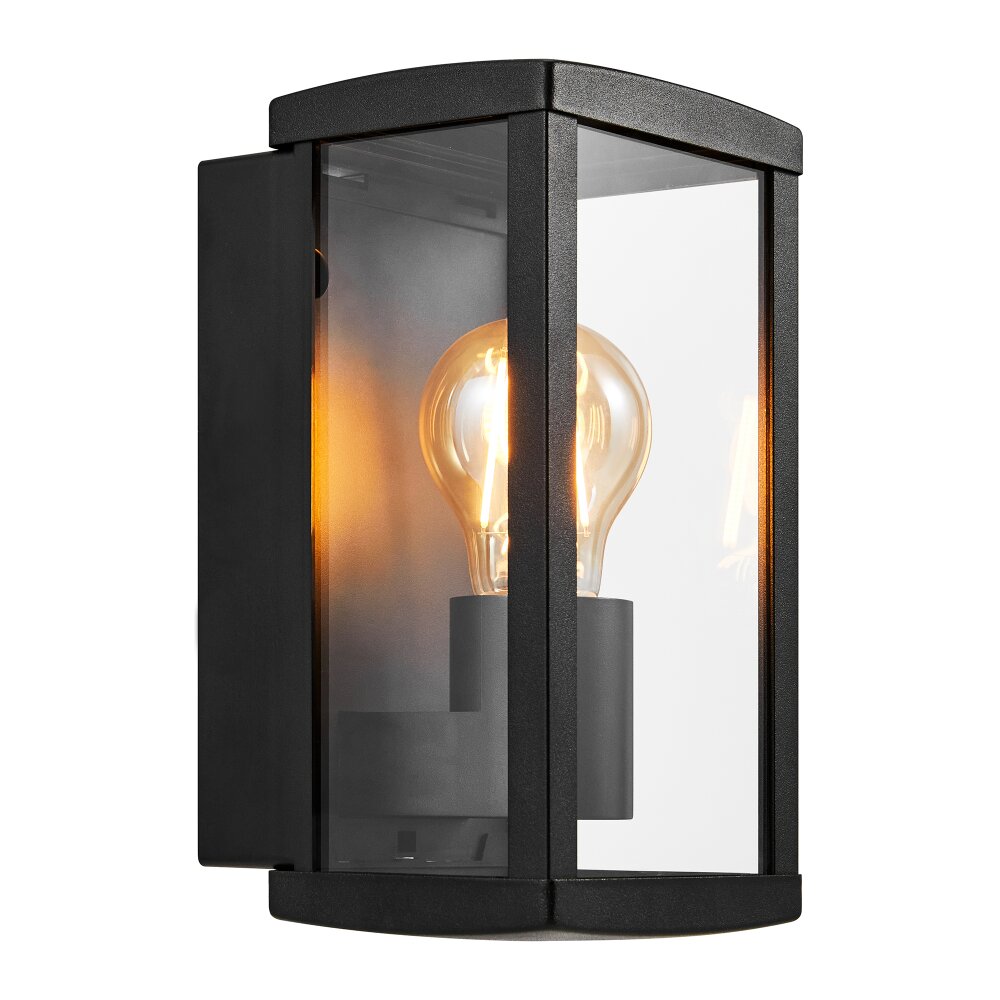 Nordlux LUCHY Außenwandleuchte Schwarz, 1-flammig main product photo