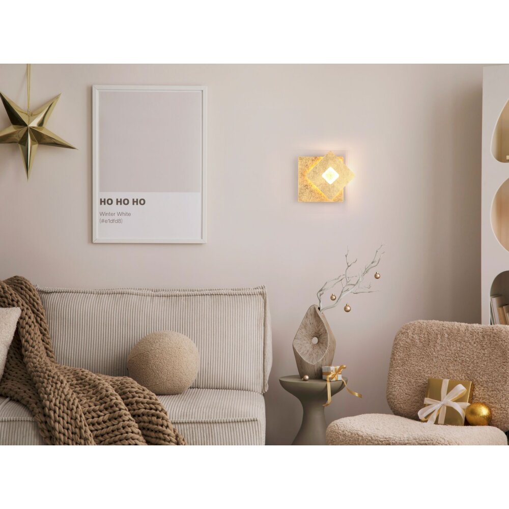 Trio LEANO Wandleuchte LED Gold, 1-flammig main product photo
