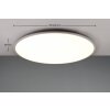 Trio YUMA Deckenleuchte LED Titan, 1-flammig, Fernbedienung