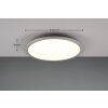 Trio YUMA Deckenleuchte LED Titan, 2-flammig, Fernbedienung, Farbwechsler
