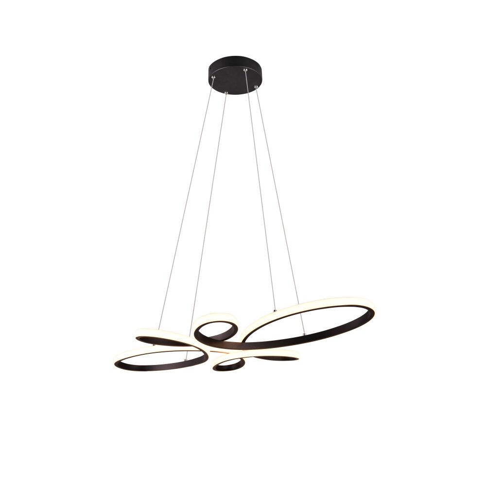 Trio FLY Pendelleuchte LED Schwarz, 1-flammig main product photo