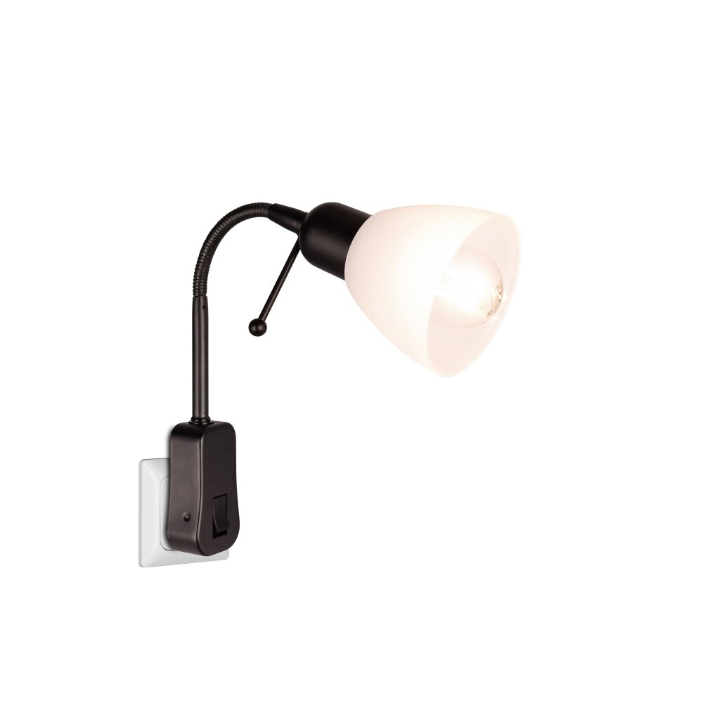 Trio LIGARA Deckenleuchte Schwarz, 1-flammig main product photo
