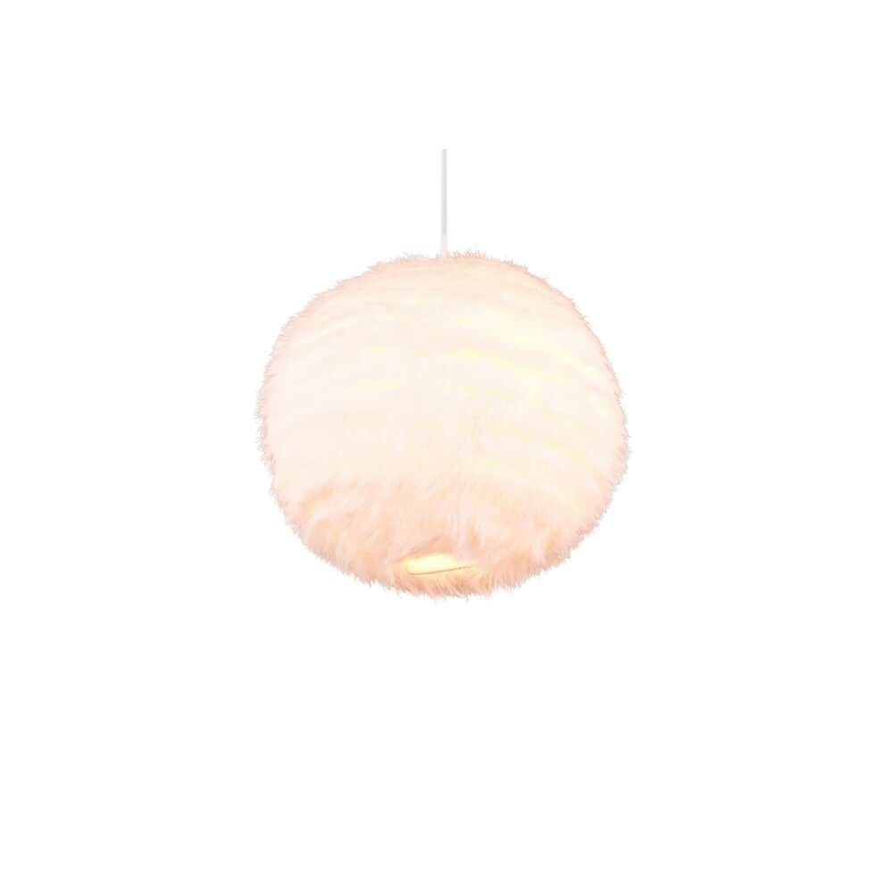 Reality FURRY Pendelleuchte Beige, 1-flammig