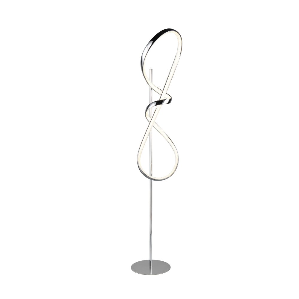 Reality PADUA Stehlampe LED Chrom, 1-flammig