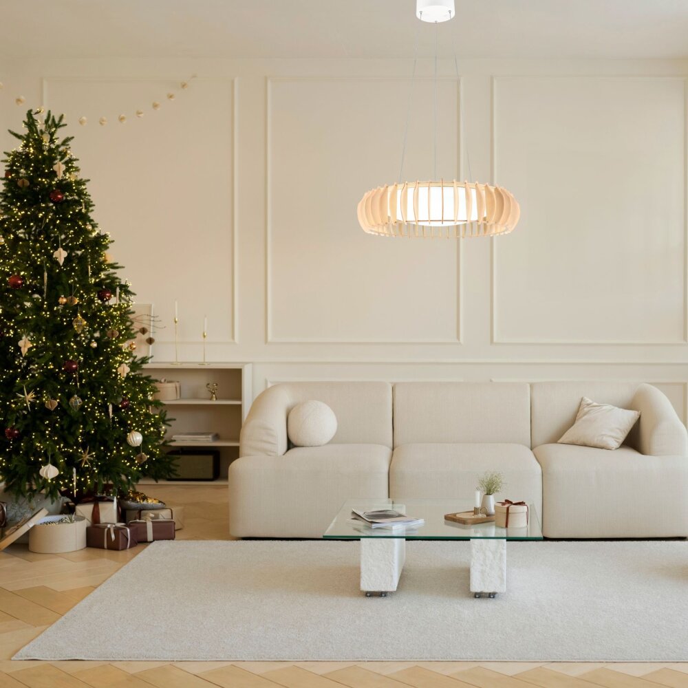 Reality MONTE Pendelleuchte LED Weiß, 1-flammig, Fernbedienung main product photo
