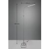 Reality TORO Stehlampe LED Grau, 1-flammig