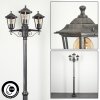 Loria Kandelaber Schwarz, Silber, 3-flammig Loria Kandelaber Schwarz, Silber, 3-flammig