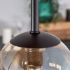 Chehalis Deckenleuchte Glas 10 cm, 12 cm, 15 cm Naturfarben, Schwarz, 5-flammig