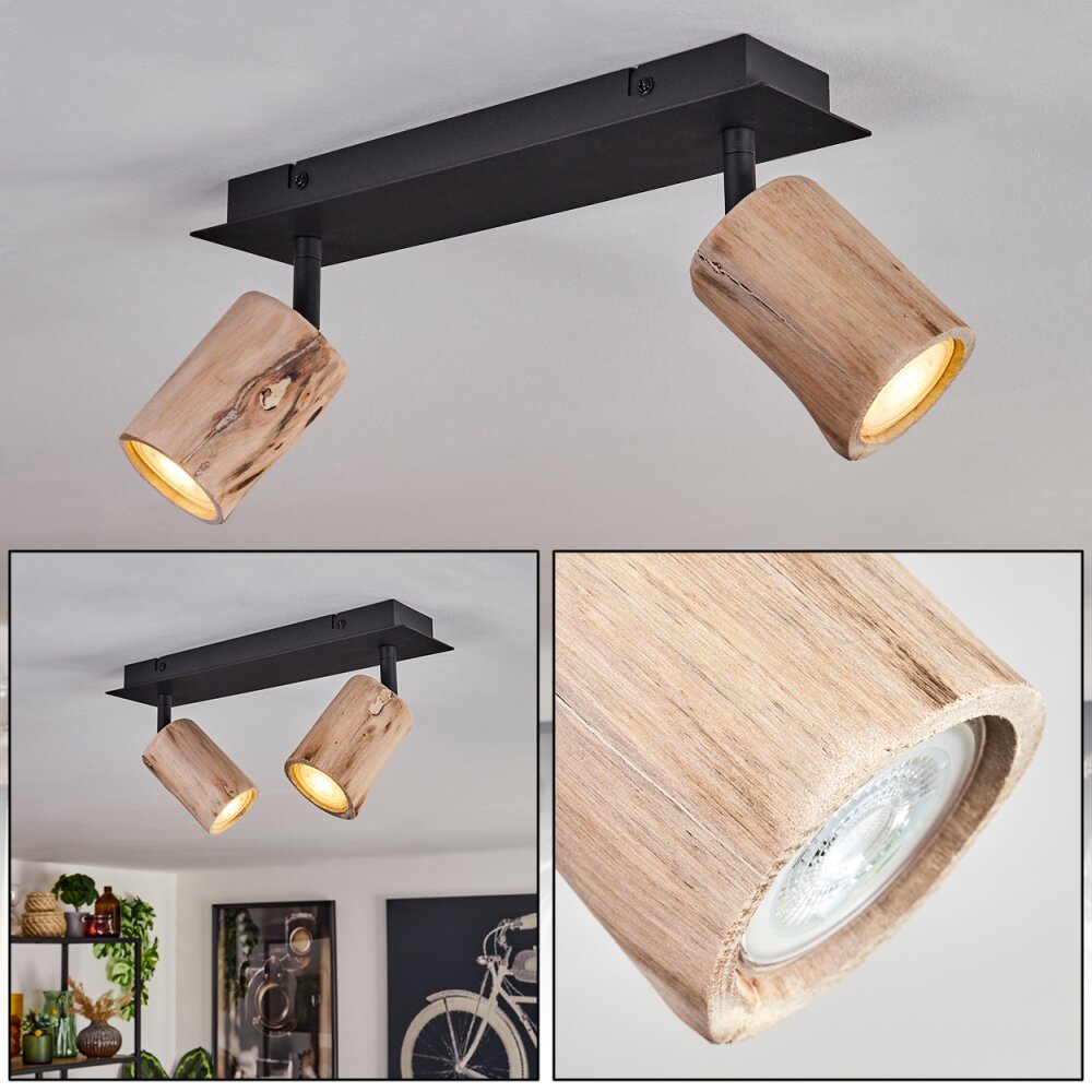 Postigo Deckenleuchte Schwarz, 2-flammig main product photo