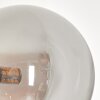 Remaisnil Stehleuchte Glas 15 cm Bernsteinfarben, Rauchfarben, 3-flammig