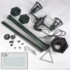 Loria Kandelaber Grün, Schwarz, 2-flammig Loria Kandelaber Grün, Schwarz, 2-flammig
