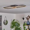 Silla Deckenleuchte LED Schwarz, 1-flammig