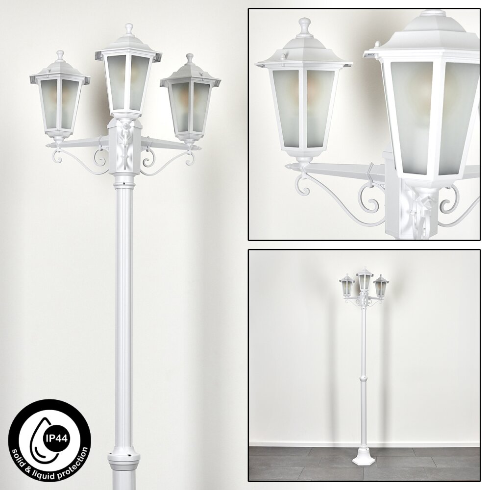 Loria Kandelaber Weiß, 3-flammig main product photo