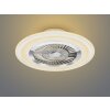 Reality Flaga Deckenventilator LED Weiß, 1-flammig, Fernbedienung