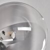 Chehalis Deckenleuchte Glas 15 cm Klar, Rauchfarben, 6-flammig