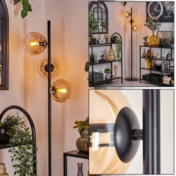 Gastor Stehleuchte Glas 15 cm Bernsteinfarben, Klar, 3-flammig Gastor Stehleuchte Glas 15 cm Bernsteinfarben, Klar, 3-flammig