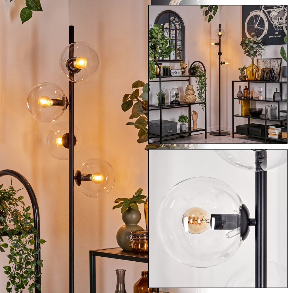 Gastor Stehleuchte Glas 15 cm Klar, 4-flammig main product photo